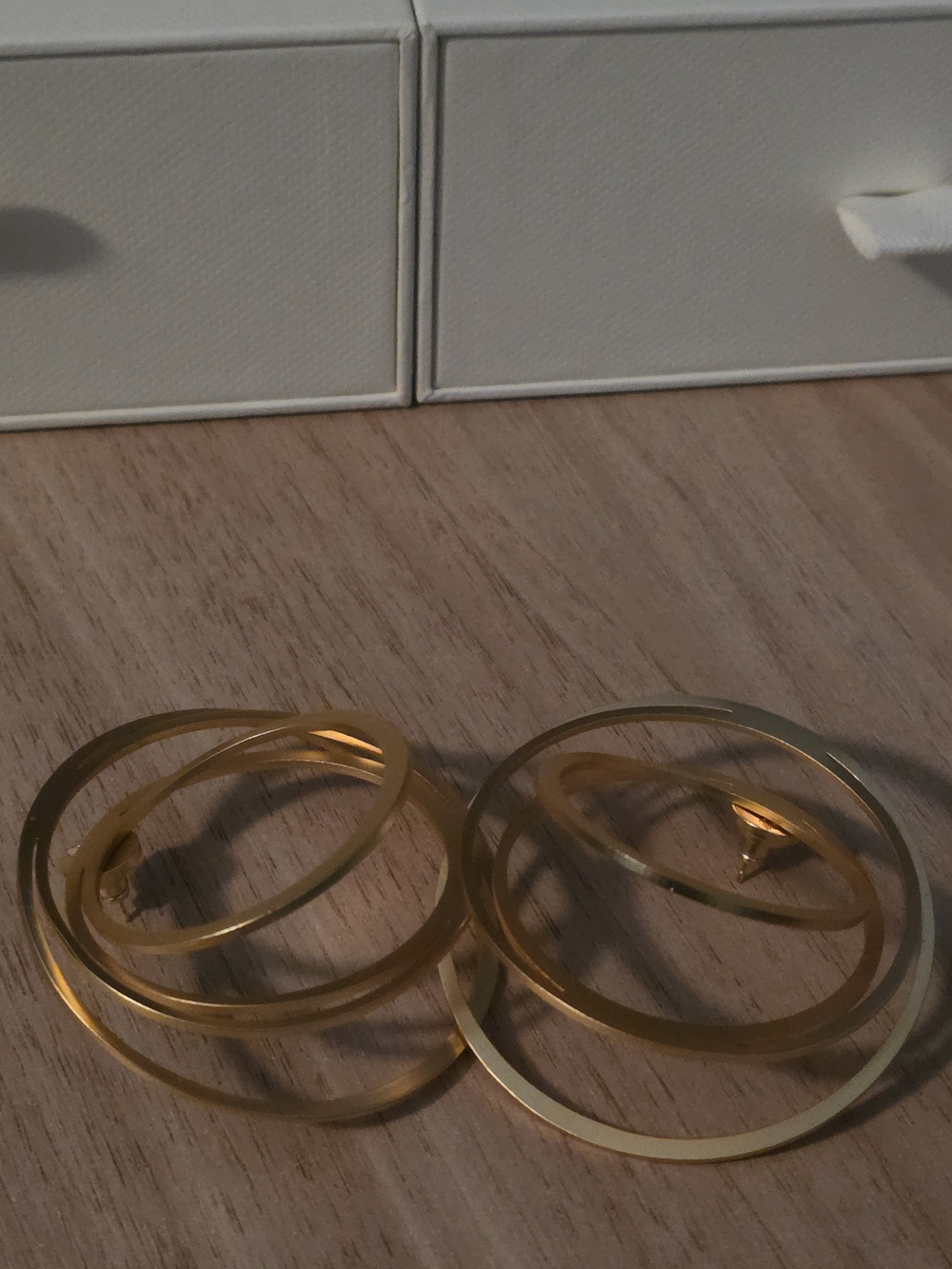 Gold Multi-Hoop Statement Earrings - Women's Layered Circles